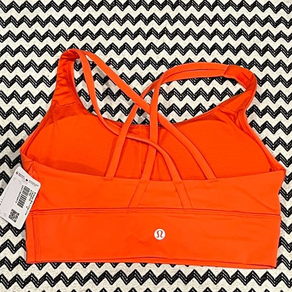 NWT Autumn Red Long Line Energy Bra - Picture 4 of 11